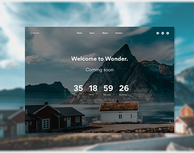 Landing Page desgin design desktop ecommerce home screen homepage homepage design landing page product design responsive travel traveling ui ui design uidesign