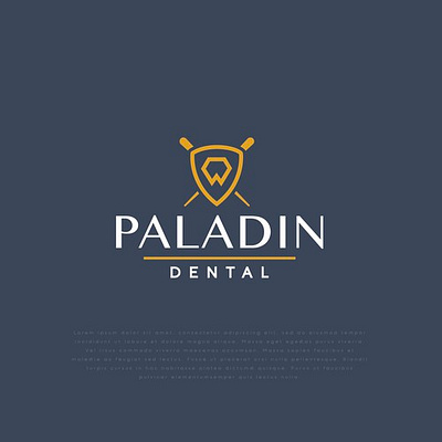 Paladin Dental branding creative ecommerce fiverr fiverr.com fiverrgigs flat graphic design logo logo designer minimalist modern typography ui ux vector