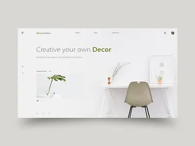 Decorcreative branding burger menu clean color colorful decor decorate decoration decorative design furniture slider ui uiux ux web webdesign website design