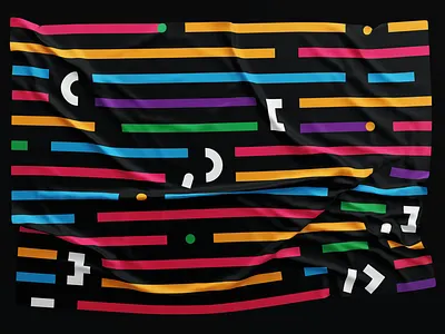 Code pattern for Crombie brand code coding coding logo colorful design develop illustration lines pattern vector
