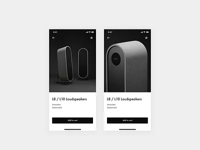 Daily UI 012 — E-Commerce Shop app clean daily daily ui daily ui 012 dailyui design system ecommerce icon interface minimal minimalissimo minimalistic shop speakers typography ui ux vonschloo