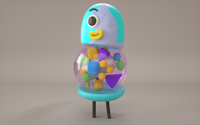 random 3d character cinema4d design illustraion illustration octane
