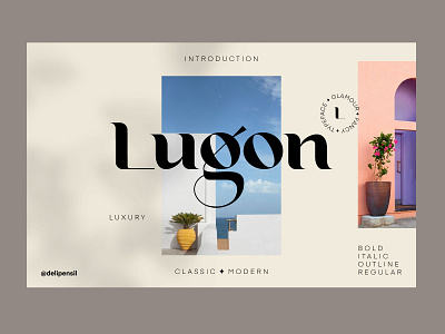 Lugon - Classic Modern Homepage classic classic font clean dahsboard fonts homepage homepage ui landing luxury magazine modern slider uiux website