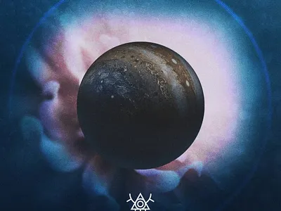 Jupiter Rising design logo photoshop planet space