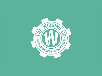 The Widgins Co adobe illustrator graphic design logo logo design wordpress