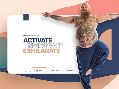 Health, meditation and yoga landing page exploration asana beauty fitness gym health medical meditation pilates religious spa spiritual trainer typography ui ux web wellness yoga yoga retreats