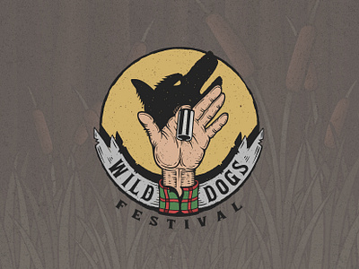 Wild Dogs Festival blues branding coverart design digitalillustration drawing festival poster graphicdesign illustration illustration art illustrator logo logo design music festival poster poster art rock and roll visual identity