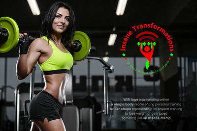 Insane Transformation Logo branding custom logo design fitness logo gym app gym logo logo logo design minimal logo