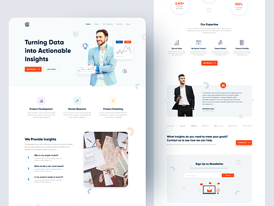 Agency Web Ui agency landing page agency website branding agency landing page ui ux web design agency