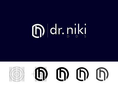 Dr Niki design icon logo vector