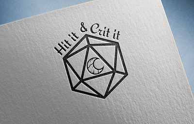 Hit it & Crit It_2 3d logo design design illustration logo vector