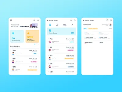 Whirllo Customer App Screens interactiondesign uidesign uiux uxdesign uxresearch