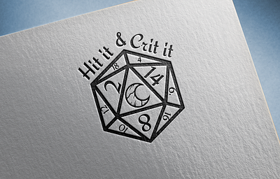 Hit it & Crit it_1 3d logo design design illustration logo vector