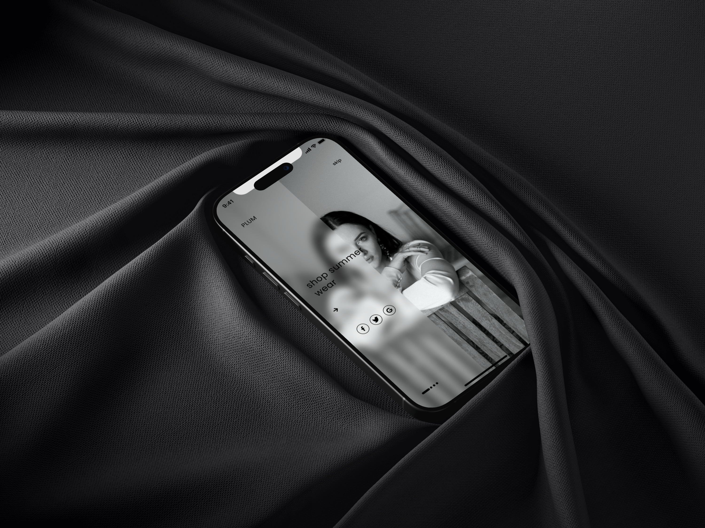 Plum Ecommerce Store ecommerce landing page fashion design fashion trends handbags mobile app mobile fashion app modern ecommerce app modern fashion app shopping