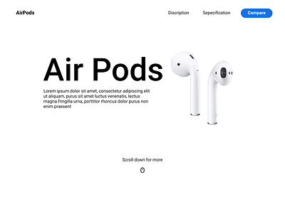 airpods animation art design icon illustration logo ui ux vector website