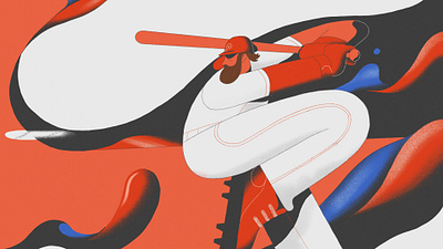 Bryce Harper 2d animation bryce harper character design design illustration illustrator motion design motion graphics phillies style frame