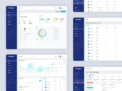 Personal Training - dashboard blue charts dashboard app dashboard ui design desktop digital flat product responsive simple training ui ux web