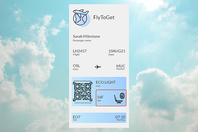 Boardingpass, DailyUI #24 adobe photoshop adobe xd adobexd boardingpass dailyui ui ui design uidesign