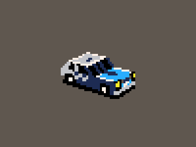 Low poly car car gif lowpoly pico8 pixel art