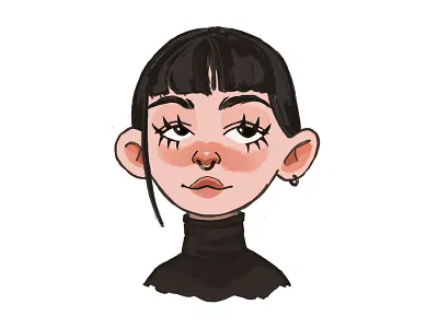 the girl art art entertainment artist artist girl artwork character drawing illustration illustration art sketch