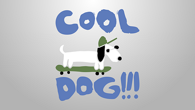 Cool Dog!!! 3d logo design design illustration logo vector