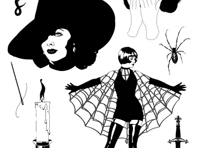 Flash WIP blackandwhite digital drawing flash illustration tattoo tattoo art tattoo design