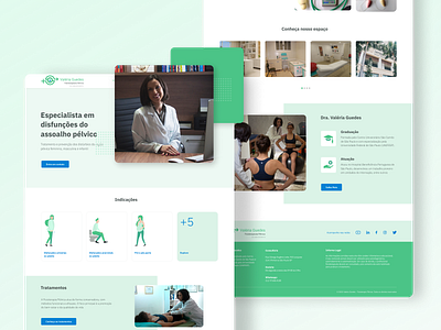 Landing Page - Fisioterapia pélvica branding design ui