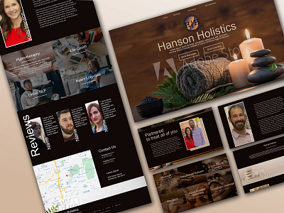 H.H. Design Two mockup web design