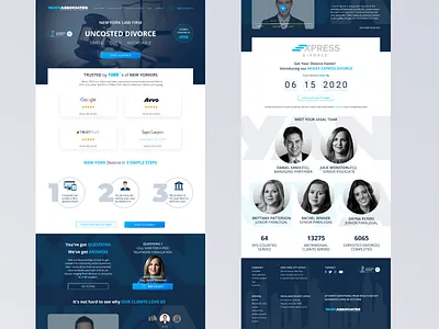 Website for a law company