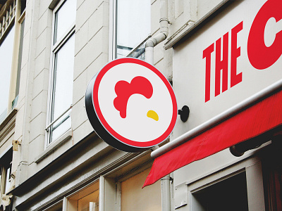 The Chicken Club Signage branding character design graphic design graphic design logo logo mark mark the chicken club typography vector