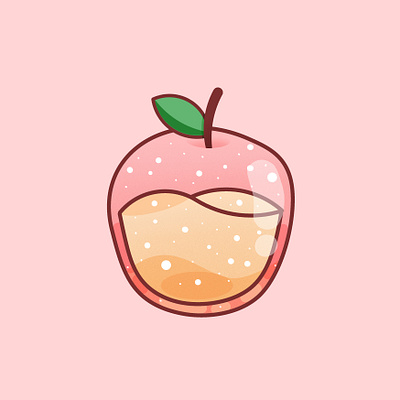 Apple apple apples cute design food fruit fruity graphic happy illustration kawaii minimal pastel