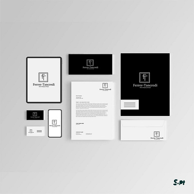 Logo and identity for home decor "Ferrer-Tancredi " identity designer logo designer logo maker