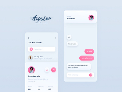 hipster minimal ui ux