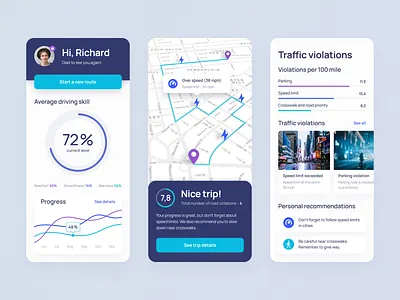 Driving Skills Tracking Application