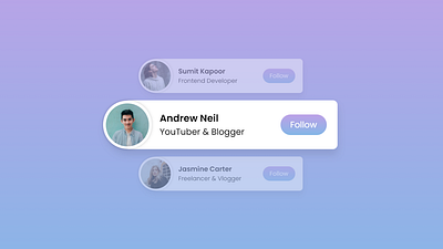 Vertical Card Sliding Animation using only HTML & CSS card animation card effect card slide card slider card sliding animation card ui design css card