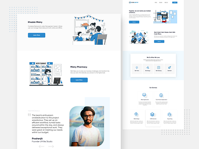 Code Mistry - Landing Page homepage landingpage minimal uidesign visual design web