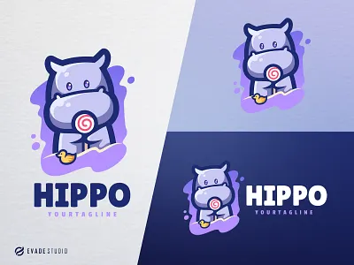 Hippo animal brand branding company esport esportlogo esports general head hippo hippocampus illustration logo logoesport mascot mascot logo vector