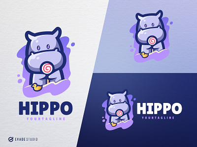 Hippo animal brand branding company esport esportlogo esports general head hippo hippocampus illustration logo logoesport mascot mascot logo vector