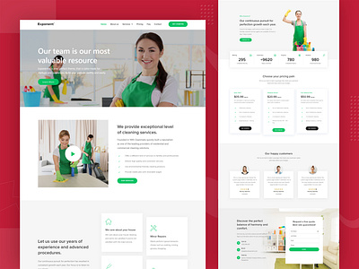 Cleaning service website cleaning service elementor landing page responsive website responsive website design responsive website templates web development website design wordpress blog wordpress design wordpress development