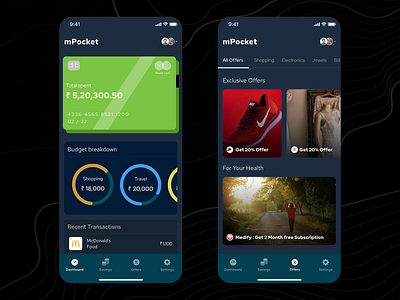 Finance Management app design appdesigninspiration figma figmadesign ui uiux