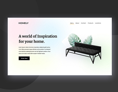 Furniture Store Landing Page [UI DESIGN] dailyui design figma illustrate illustration landingpage ui uiux user experience user interface ui userinterface ux web design