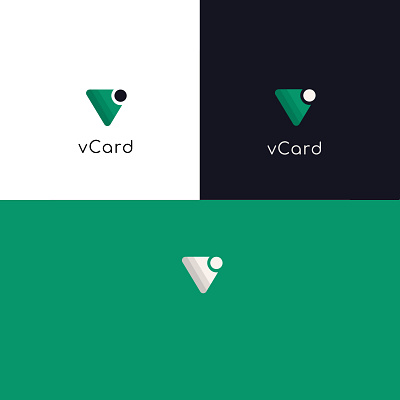 vCard Logo design graphic illustraion illustration logo design vector