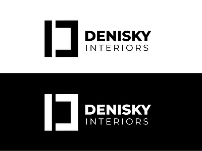 Denisky Interior Design Firm logo Design concept brand identity brand identity branding brand identity designer branding design identity designer logo design logo designer logo designs logotype simple logo simple logo design