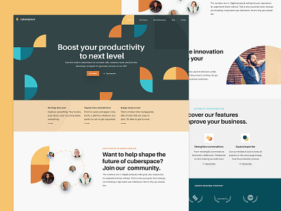 Landing Page WIP app geometric style innovative isometric landing page performance platform product design productivity template webapp website design