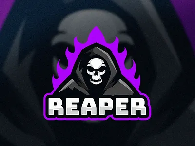 reaper coreldraw design devil e sport forsale game gaming gaming logo gaminglogo good ilustrator logo new nice skull skull logo sport vector