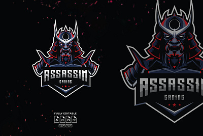 Assassin Mascot Logo brand creative design emblem esport game design gaming illustations logo logodesign logotype mascot mascotlogo symbol