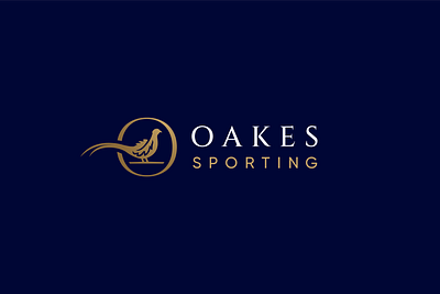 Oakes Sporting Logo Design advertising bird branding letter o logo logodesign marketing o o logo oak oak leaf oak tree pheasant sport event sporting sports wildlife