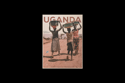 UGANDA magazine cover cover design magazine magazine cover poster print print design