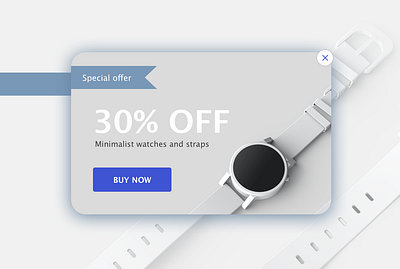 Daily UI 036 - Special Offer app daily ui dailyui design minimal offer pop up special specialoffer typography ui uidesign userinterface ux watch web web design