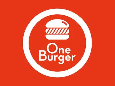 Burger Joint Logo burger dailylogo dailylogochallenge day 33 logo minimalist one burger vector